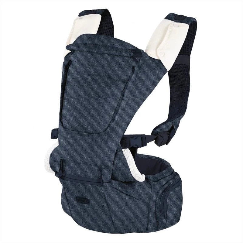 Chicco Hip Seat Baby Carrier 2 in 1 – Denim, Comfortable Chicco Hip Seat Baby Carrier 2 in 1 – Denim, Comfortable