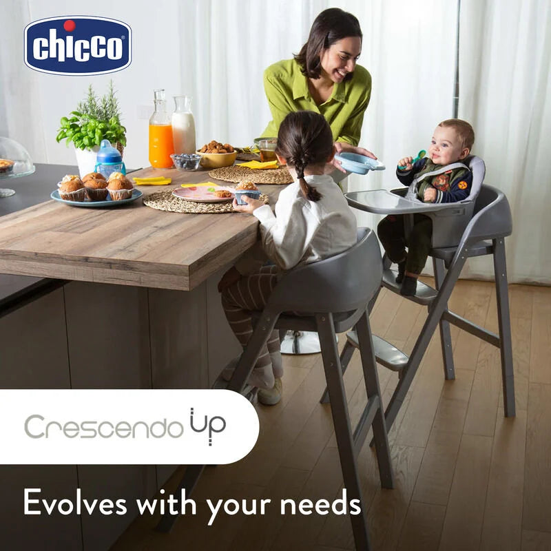 Chicco Crescendo Up Highchair – Black Re_Lux Chicco Crescendo Up Highchair – Black Re_Lux
