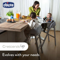Chicco Crescendo Up Highchair – Black Re_Lux