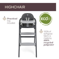 Chicco Crescendo Up Highchair – Black Re_Lux
