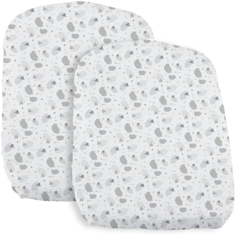 Chicco Baby Hug 4-in-1 Crib Sheet Set – Grey Sheep 2 pcs Chicco Baby Hug 4-in-1 Crib Sheet Set – Grey Sheep 2 pcs