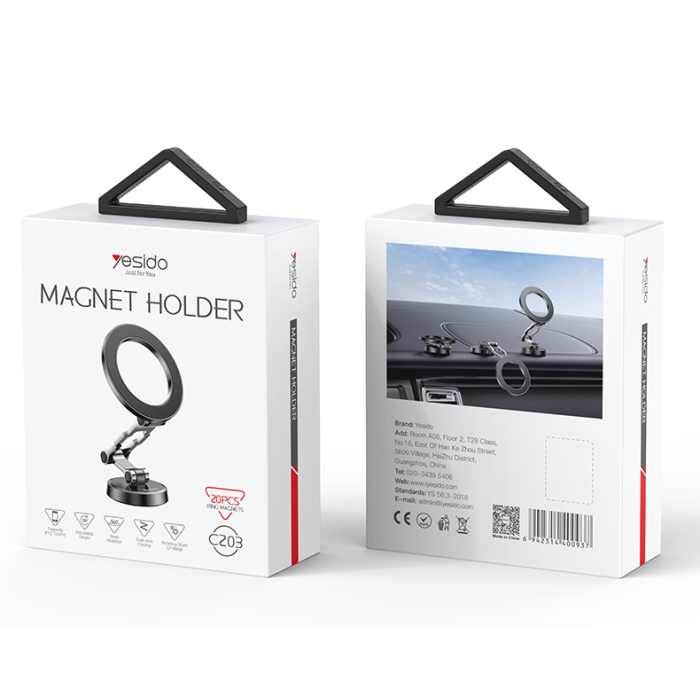 Yesido C203 3-Axis Stabilization Magnetic Phone Holder Yesido C203 3-Axis Stabilization Magnetic Phone Holder