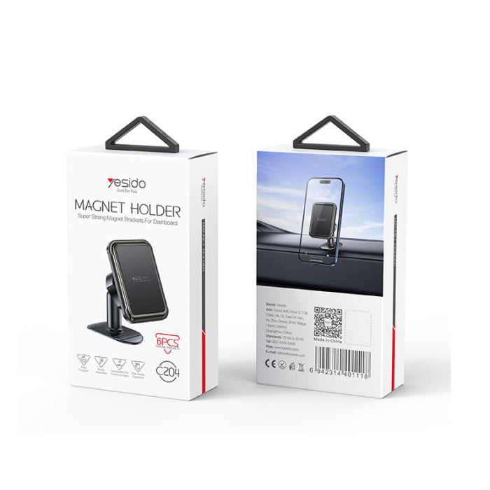 Yesido 360° Rotation Magnetic Phone Holder with 6 N42 Magnets Yesido 360° Rotation Magnetic Phone Holder with 6 N42 Magnets