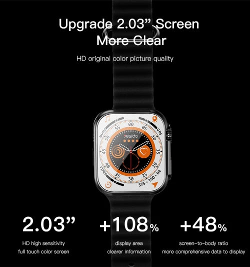 Yesido 2.03 inch IP67 Waterproof Smart Watch