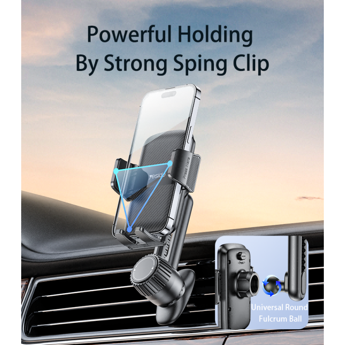 Yesido 360° Rotating Phone Holder for Any Air Vent Yesido 360° Rotating Phone Holder for Any Air Vent
