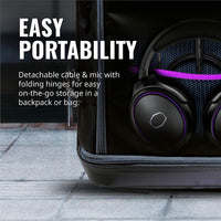 Cooler Master MH630 GAMING HEADSET WITH Hi-Fi SOUND + COOLER MASTER MM711 LIGHTWEIGHT 16000DPI MOUSE