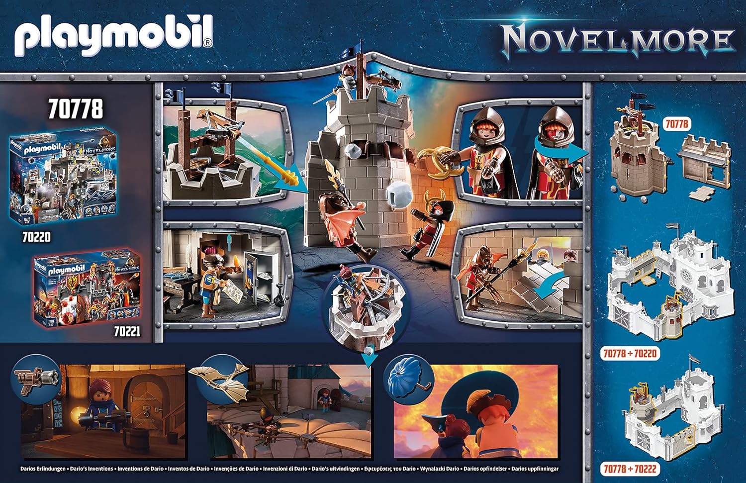 PLAYMOBIL Adventskalender Novelmore - Darios' Workshop Fun PLAYMOBIL Adventskalender Novelmore - Darios' Workshop Fun
