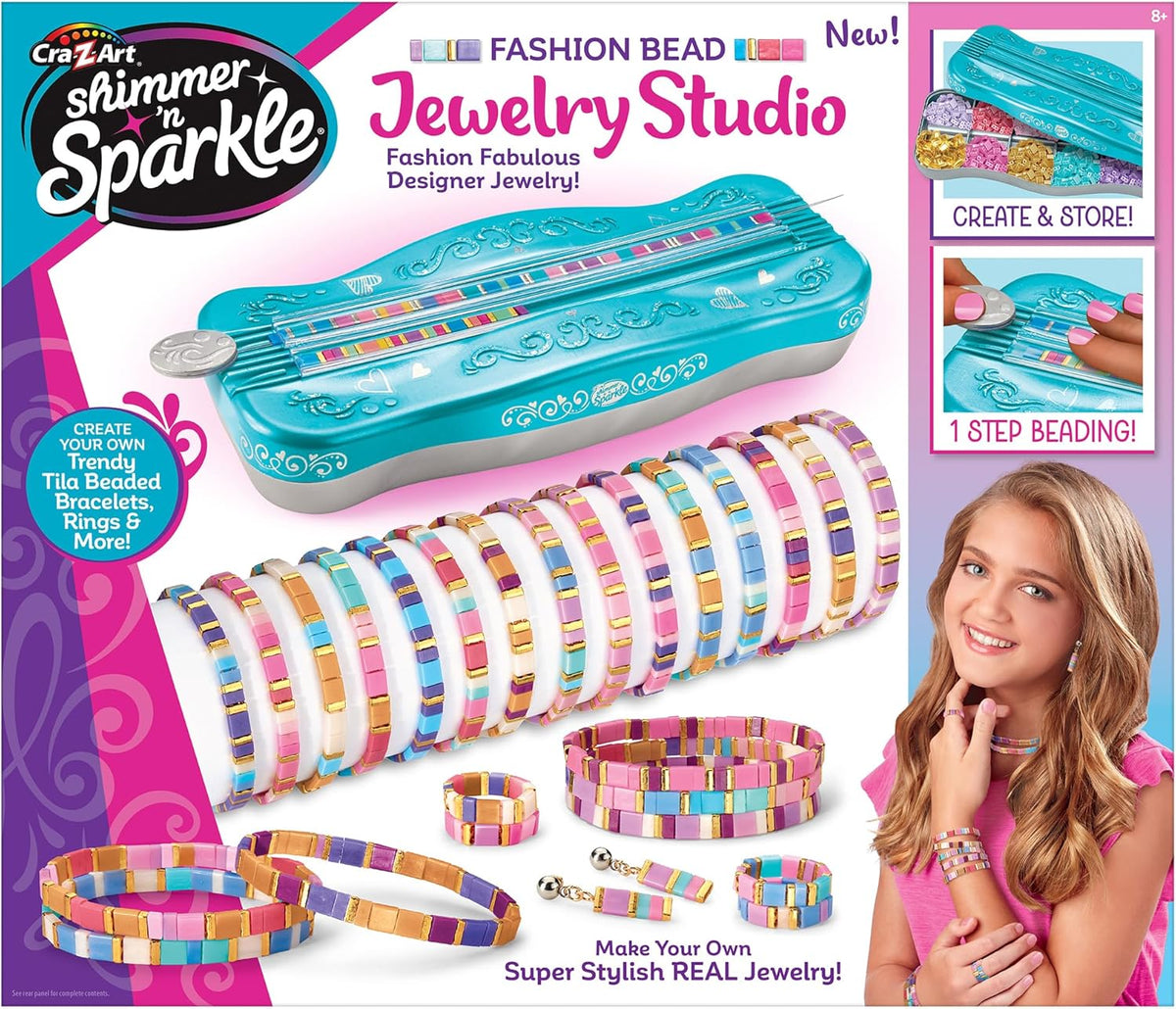 Cra-Z-Art Shimmer N Sparkle Fashion Studio – Make Your Own Tila Bead Jewellery