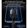 YC52 PC Fireproof Charger - 30W Fast Charging with 3 Ports