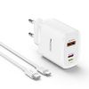 YC52 30W Fast Charger - 3 Ports with One Data Cable