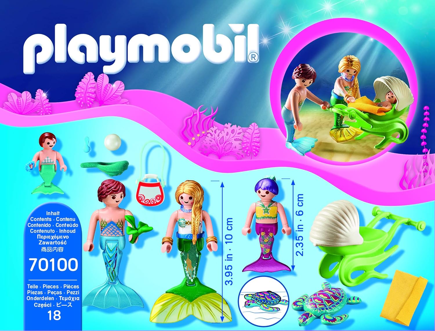 Playmobil Magic Family - Enchanting Seashell Carriage Playmobil Magic Family - Enchanting Seashell Carriage