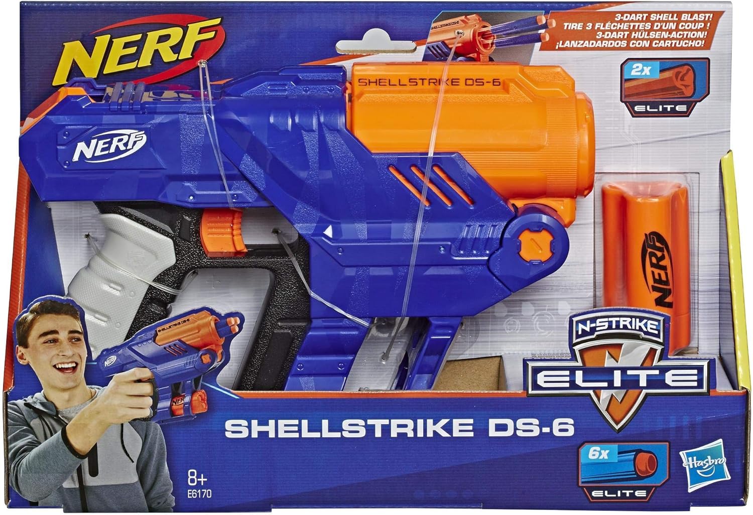 Hasbro Nerf N-Strike Elite Shellstrike DS-6