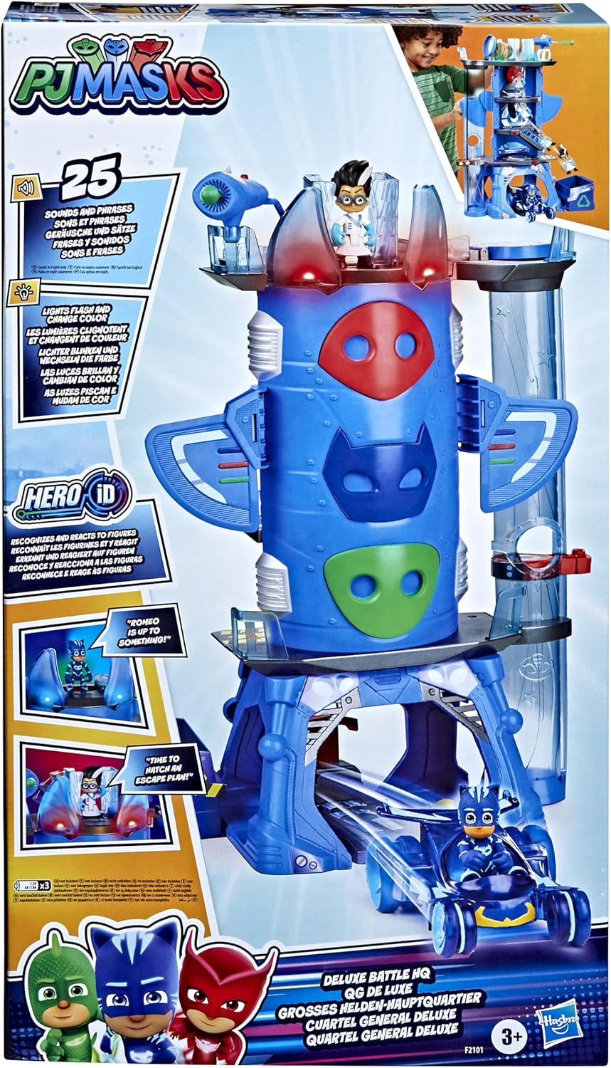Hasbro PJ Masks Deluxe Battle HQ Playset -Adventure for Kids Hasbro PJ Masks Deluxe Battle HQ Playset -Adventure for Kids