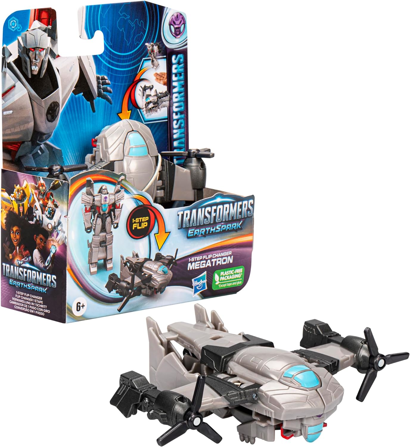 Hasbro Tra Earthspark Megatron 1 Step Flip Ast Hasbro Tra Earthspark Megatron 1 Step Flip Ast