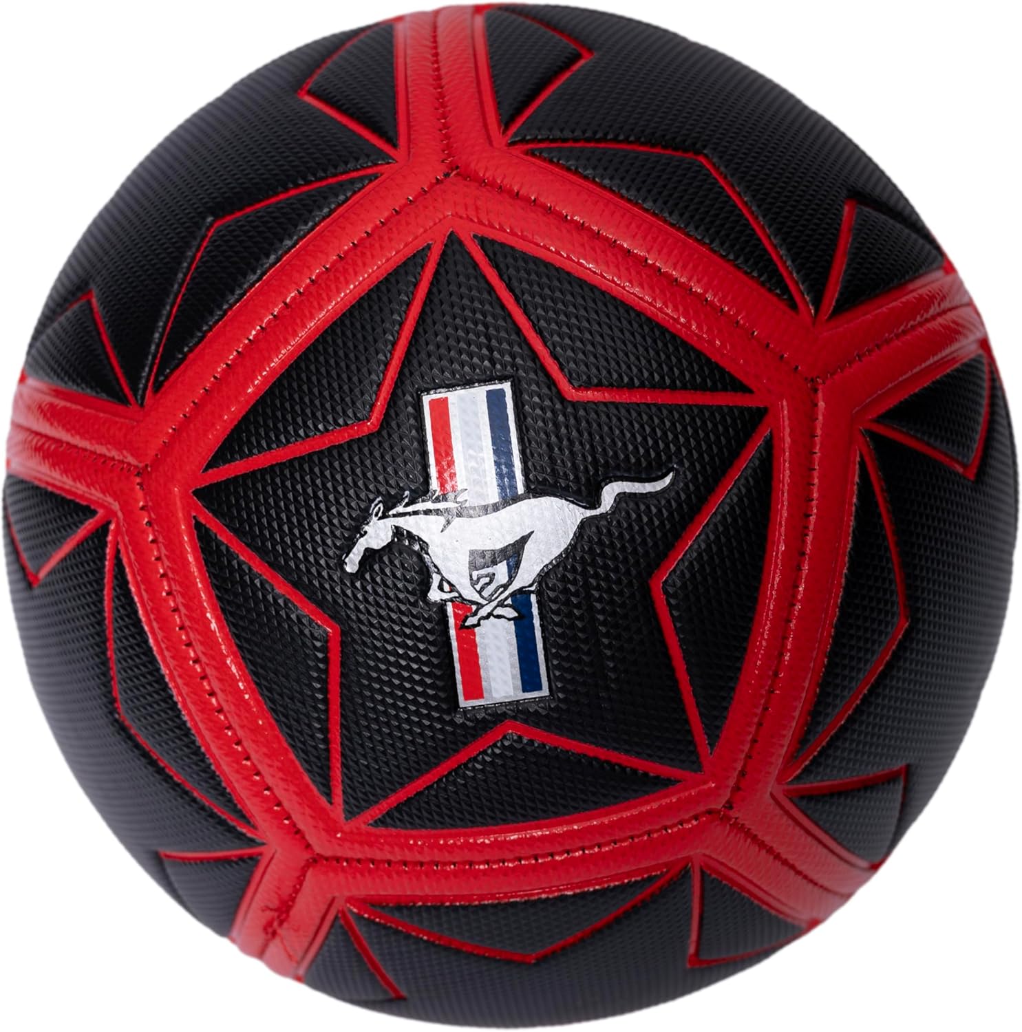 كرة أطفال Mustang سوداء بنقشة شبكية لعمر 18 شهر+