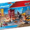 Playmobil Mini Excavator with Construction Site - Toy for Kids