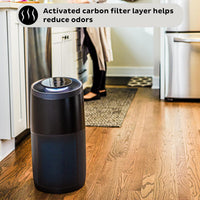 Instant Air Purifier with Plasma Ion Technology for Rooms up to 1,940ft2 - Black
