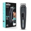 ماكينة حلاقة الجسم Braun Body Groomer Series 5: ماكينة حلاقة للرجال لحلاقة لطيفة ونظيفة ومقاومة للماء - باللون الأسود