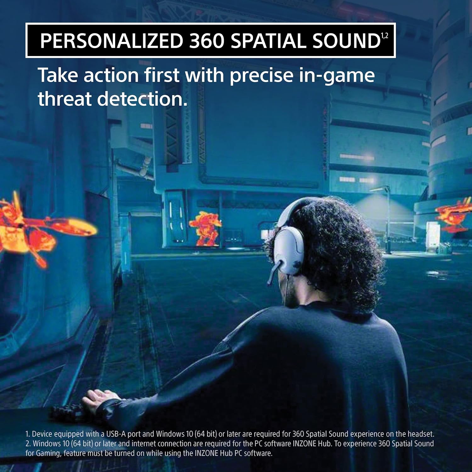 سماعة الألعاب السلكية بصوت محيطي 360 درجةSony INZONE H3 سماعة الألعاب السلكية بصوت محيطي 360 درجةSony INZONE H3