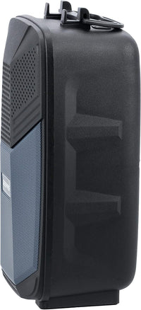 Geepas Portable Bluetooth Speaker with Microphone – GMS11156 | USB/TF/FM/AUX | LED Light | 10W | 30M Range | Black