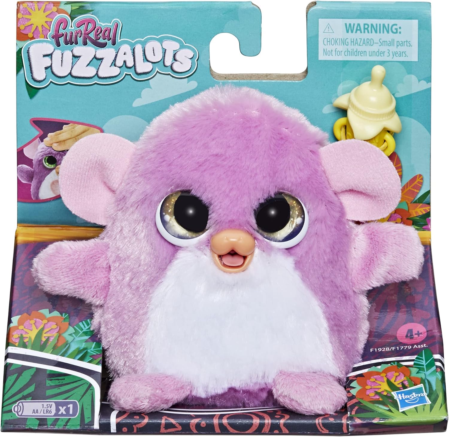 Hasbro Furreal Fuzzalots Monkey Color-change Interactive Feeding Toy Hasbro Furreal Fuzzalots Monkey Color-change Interactive Feeding Toy