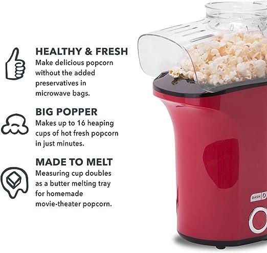 Dash FRESH POP POPCORN MAKER - RED