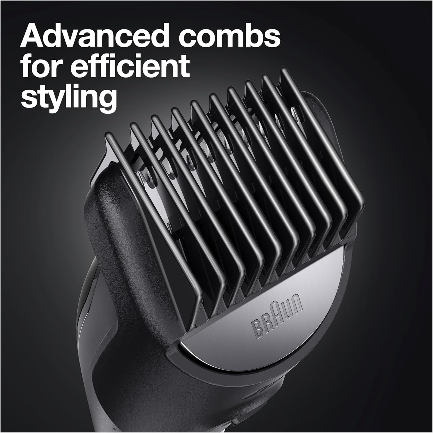 Braun: 10-in-1 Series 7 Grooming Kit for Men - Beard Trimmer, , Nose Trimmer - Dark Grey