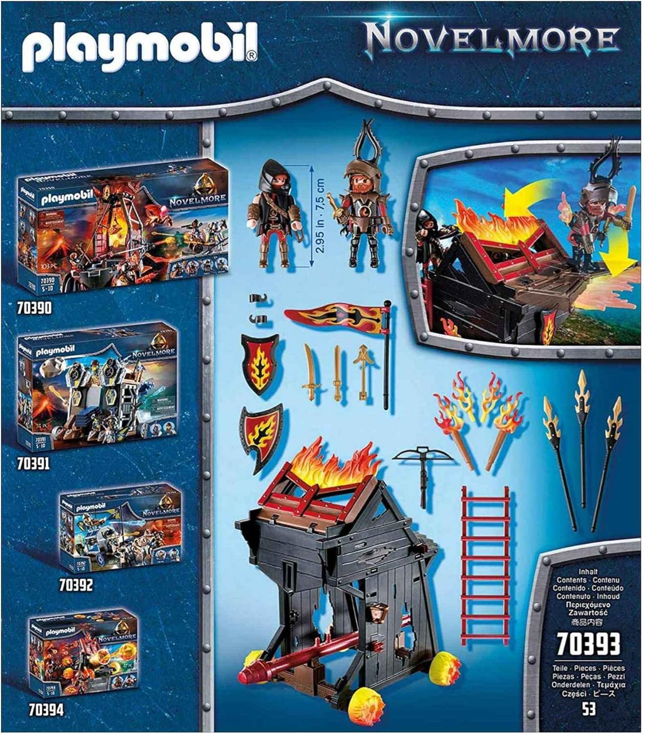 Playmobil Novelmore Fire Ram - Exciting Adventure for Kids