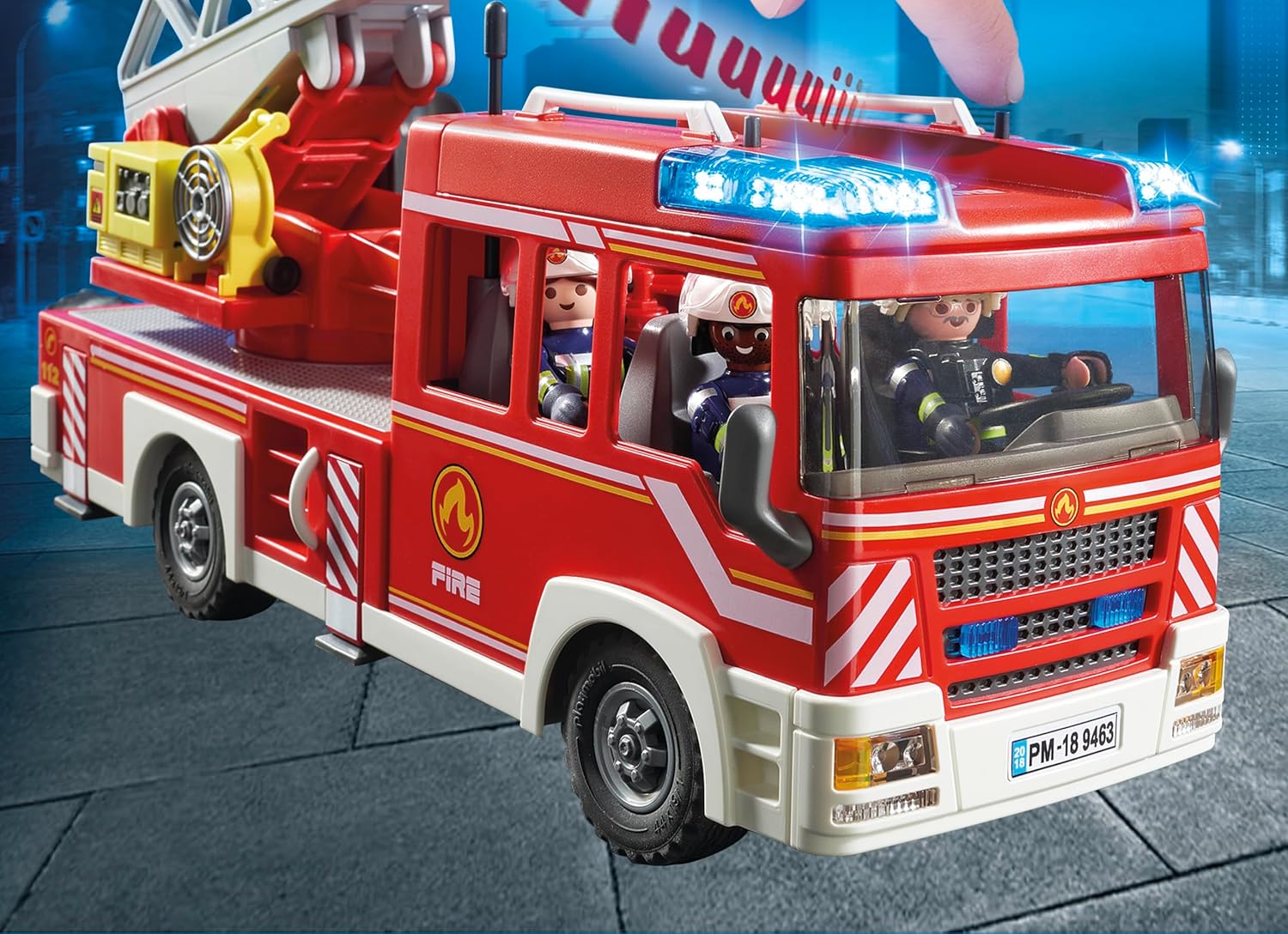 Playmobil Fire Ladder Unit - Firefighting Toy Set Playmobil Fire Ladder Unit - Firefighting Toy Set