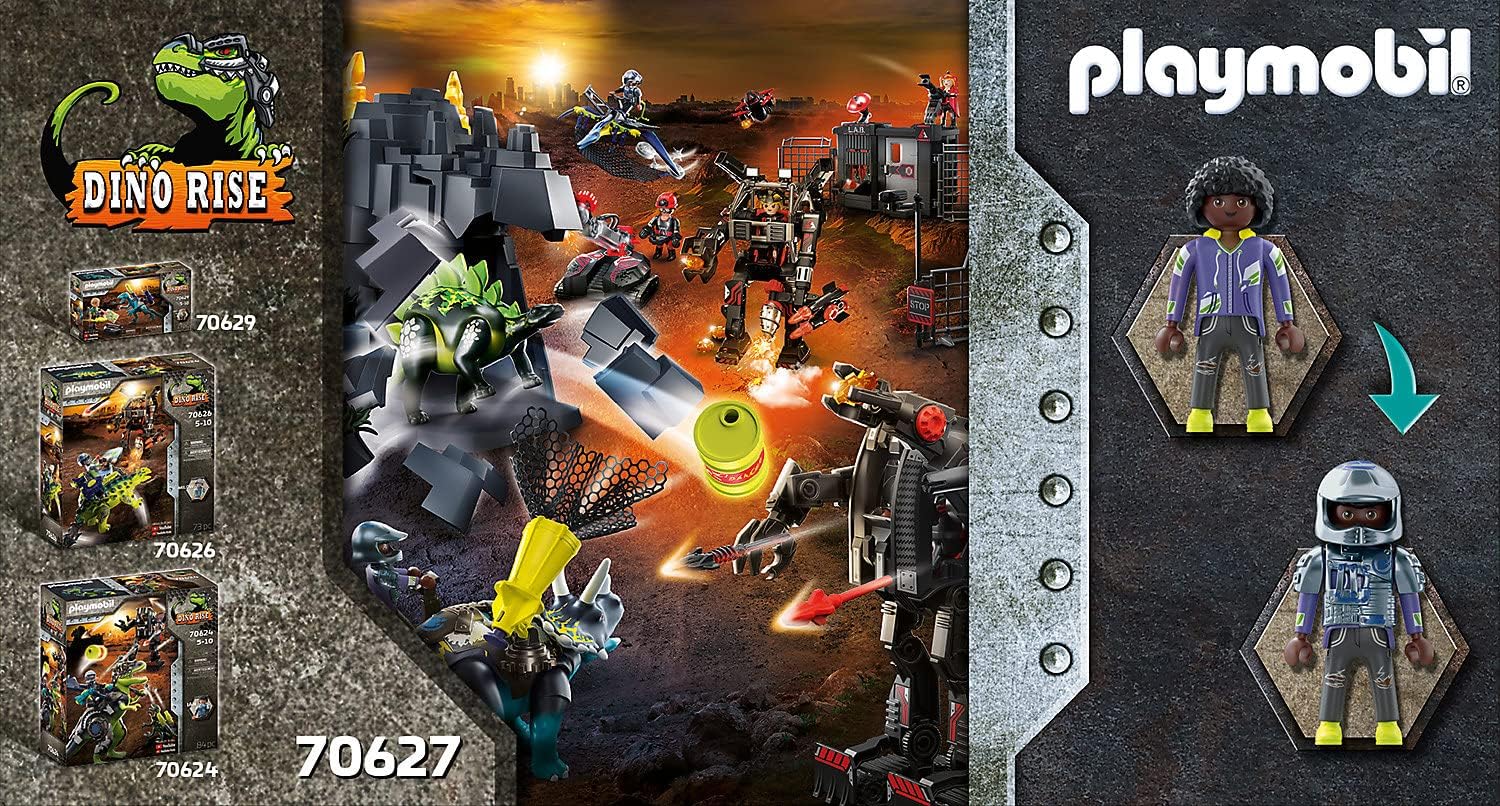 Playmobil Dino Rise Triceratops Battle for the Legendary Stones Playmobil Dino Rise Triceratops Battle for the Legendary Stones