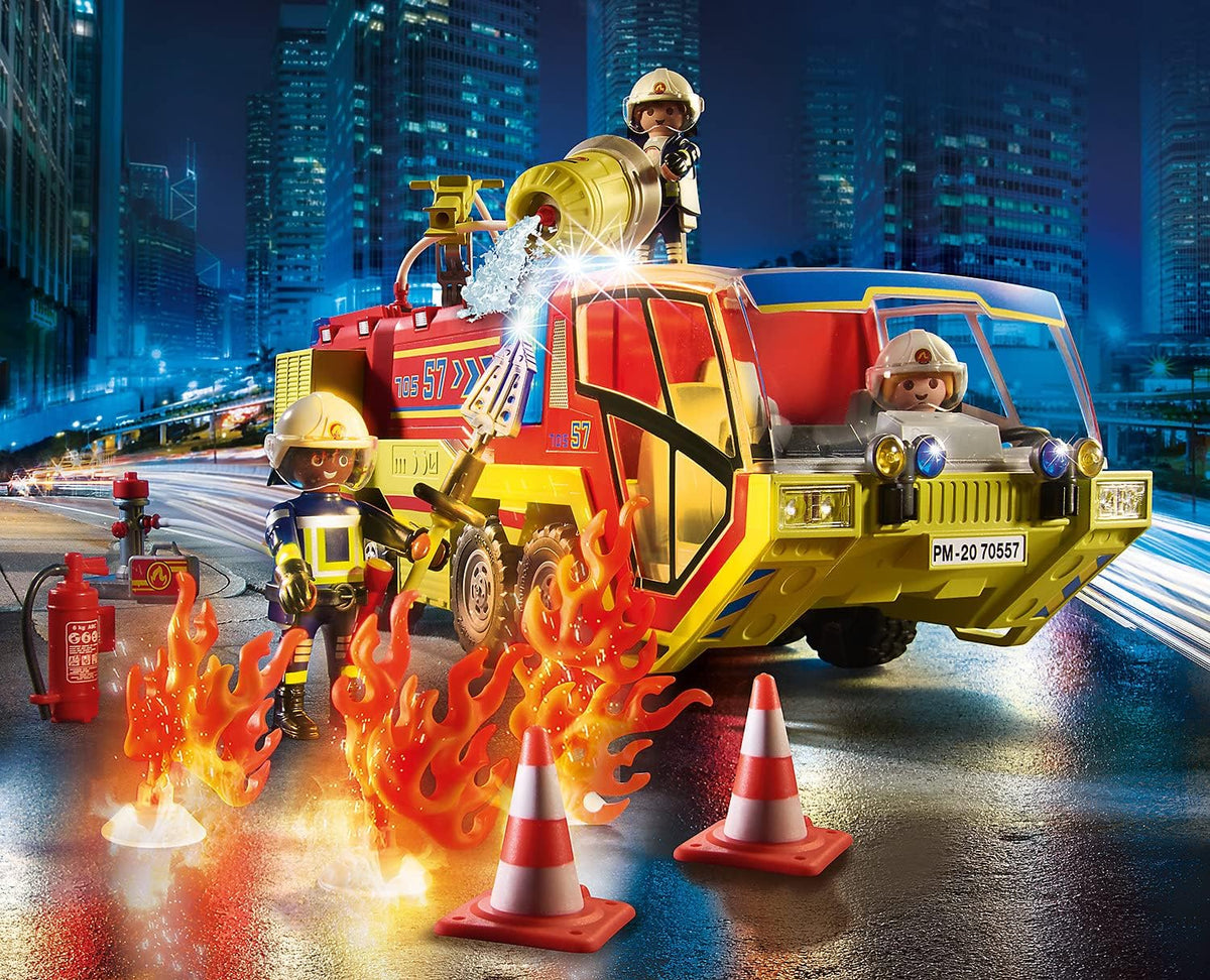 Playmobil Fire Truck with LKW - Firefighter Toy Playmobil Fire Truck with LKW - Firefighter Toy