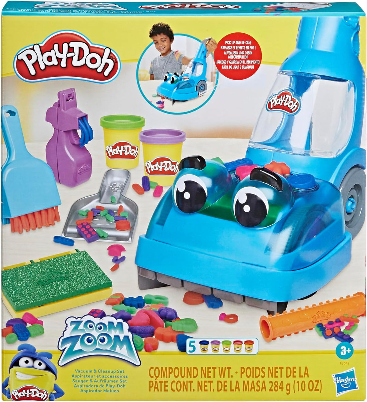 Hasbro Play-doh Zoom Zoom Vacuum And Cleanup Playset Hasbro Play-doh Zoom Zoom Vacuum And Cleanup Playset