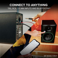 Mackie CR5BT 5.25" Studio Monitors with Bluetooth & Tone Control