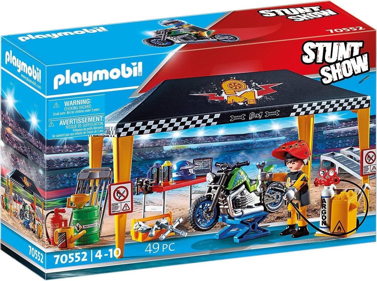 Playmobil Stuntshow Servicezelt - Action Show Tent for Kids Playmobil Stuntshow Servicezelt - Action Show Tent for Kids