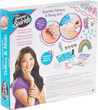 أظافر لامعة ووشوم للجسم من مجموعة Shimmer 'N Sparkle Glitter | متعة للأطفال
