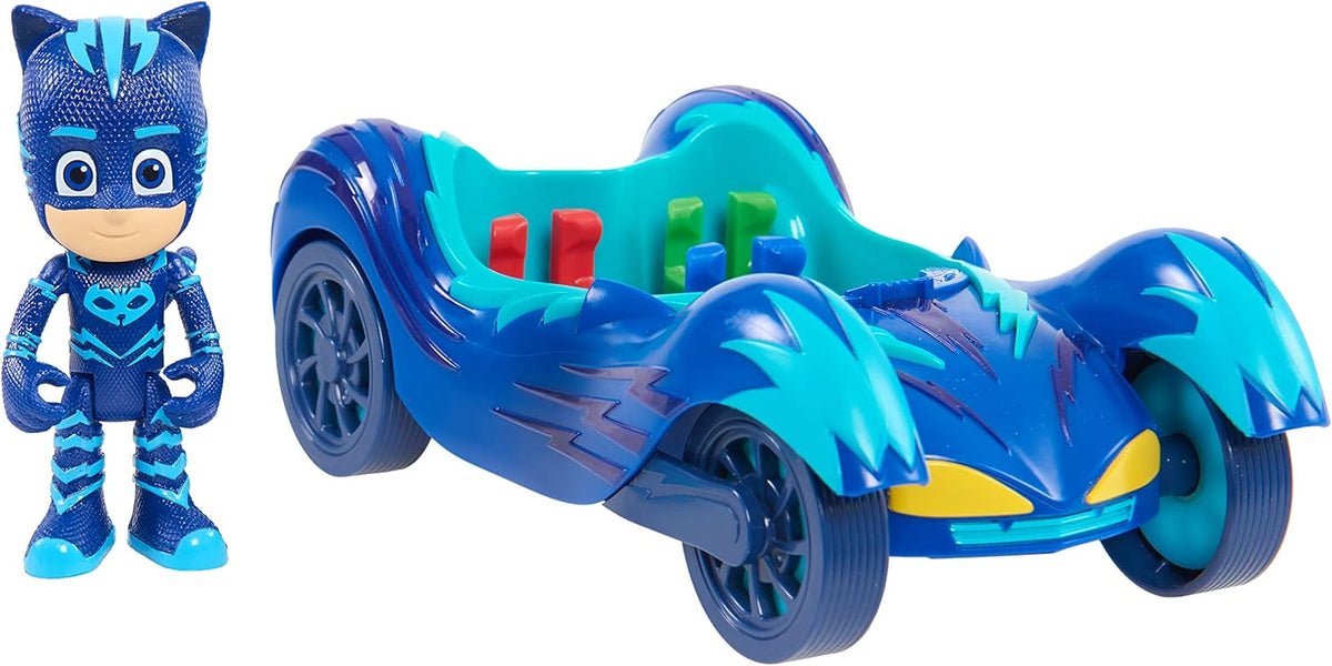 Hasbro PJ Masks Cat-Car Hero Vehicle with Catboy Figure Hasbro PJ Masks Cat-Car Hero Vehicle with Catboy Figure