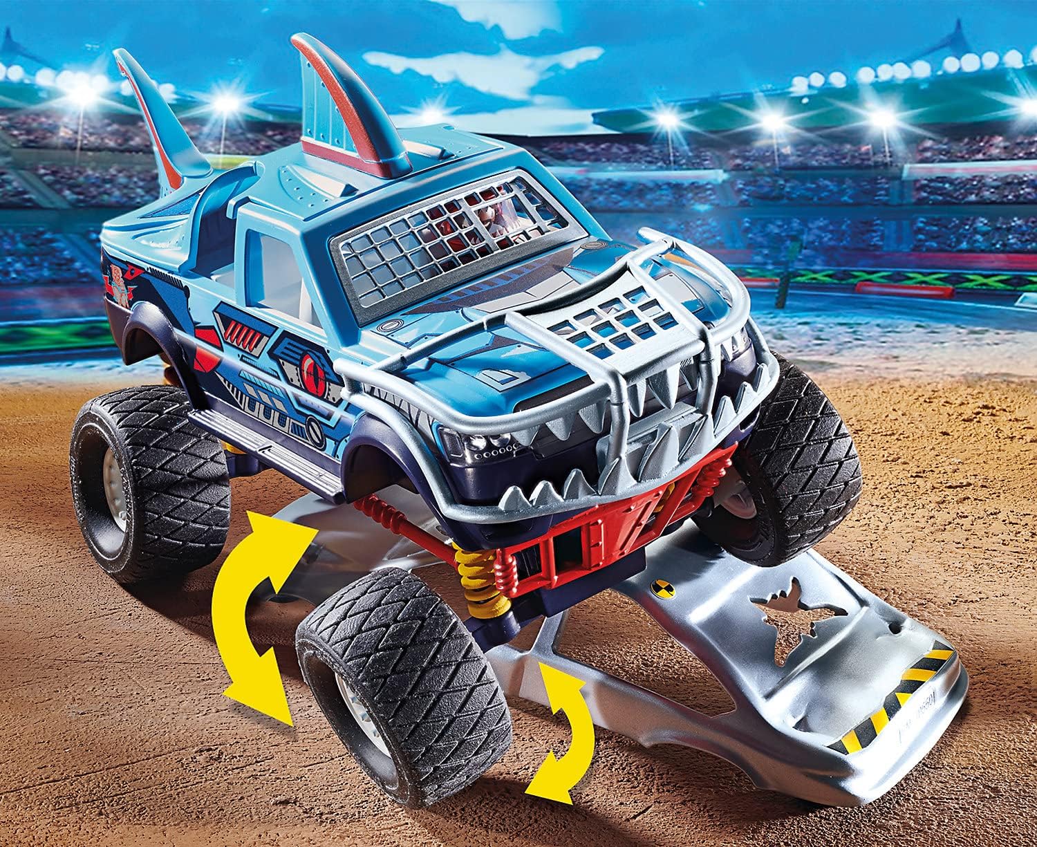 Playmobil Stunt Show Shark Monster Truck - Thrilling Toy Fun Playmobil Stunt Show Shark Monster Truck - Thrilling Toy Fun
