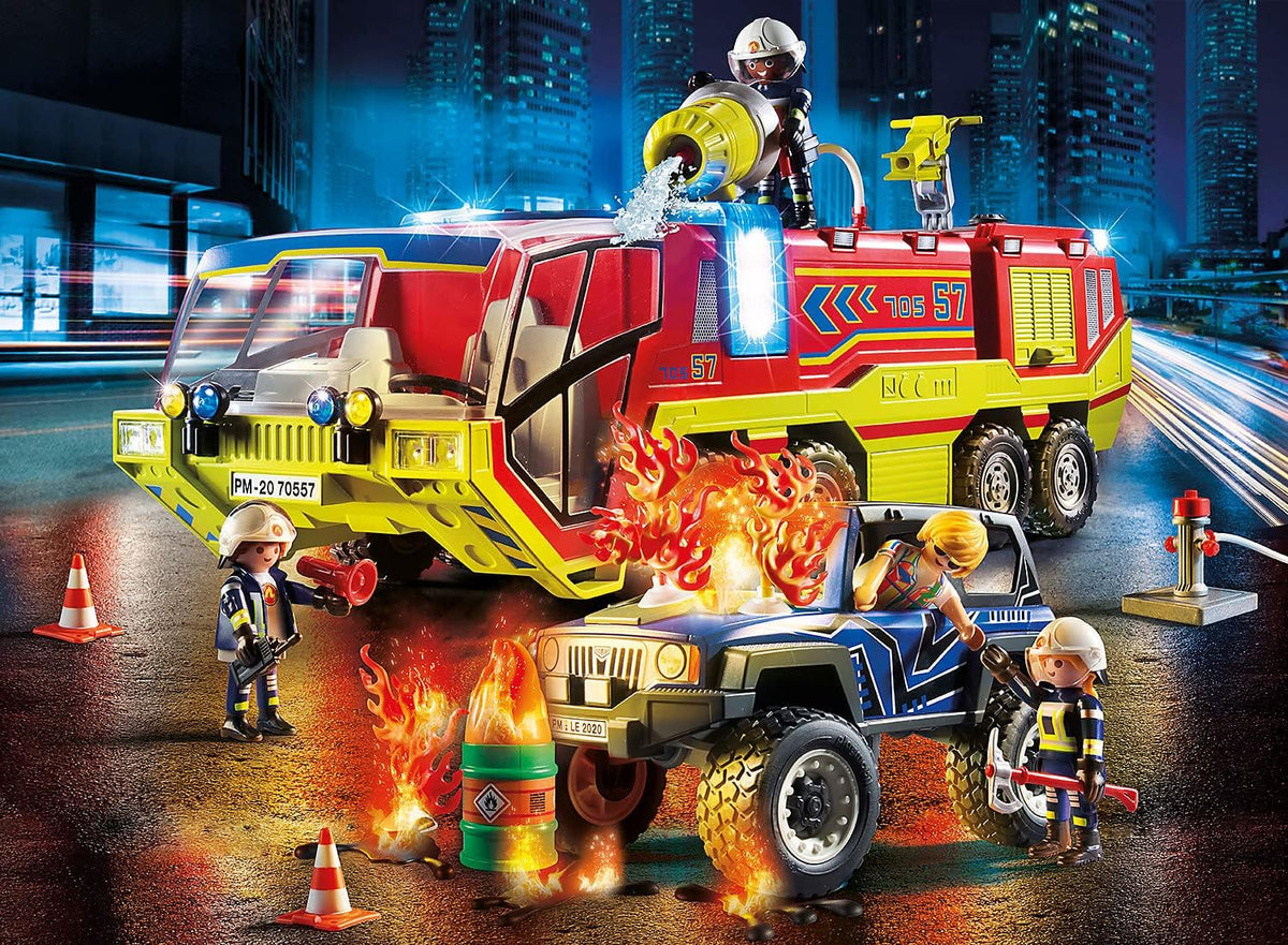 Playmobil Fire Truck with LKW - Firefighter Toy Playmobil Fire Truck with LKW - Firefighter Toy