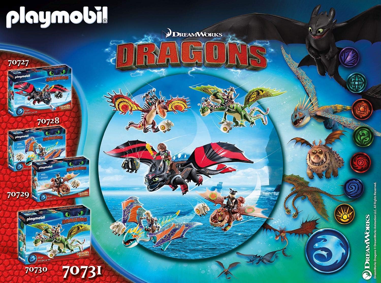 Playmobil Dragon Racing Snotlout & Hookfang Adventure