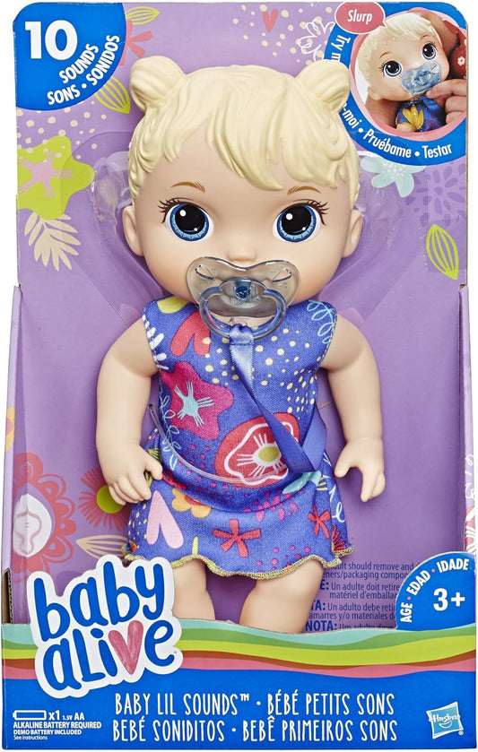 Hasbro Baby Alive Baby Lil' Sounds- Blonde