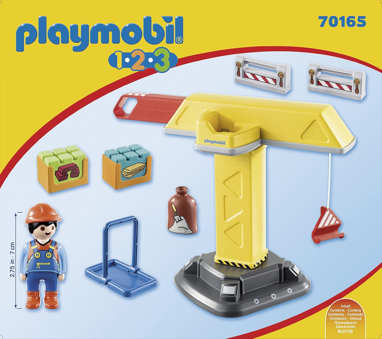 Playmobil 1.2.3 Construction Crane Playmobil 1.2.3 Construction Crane