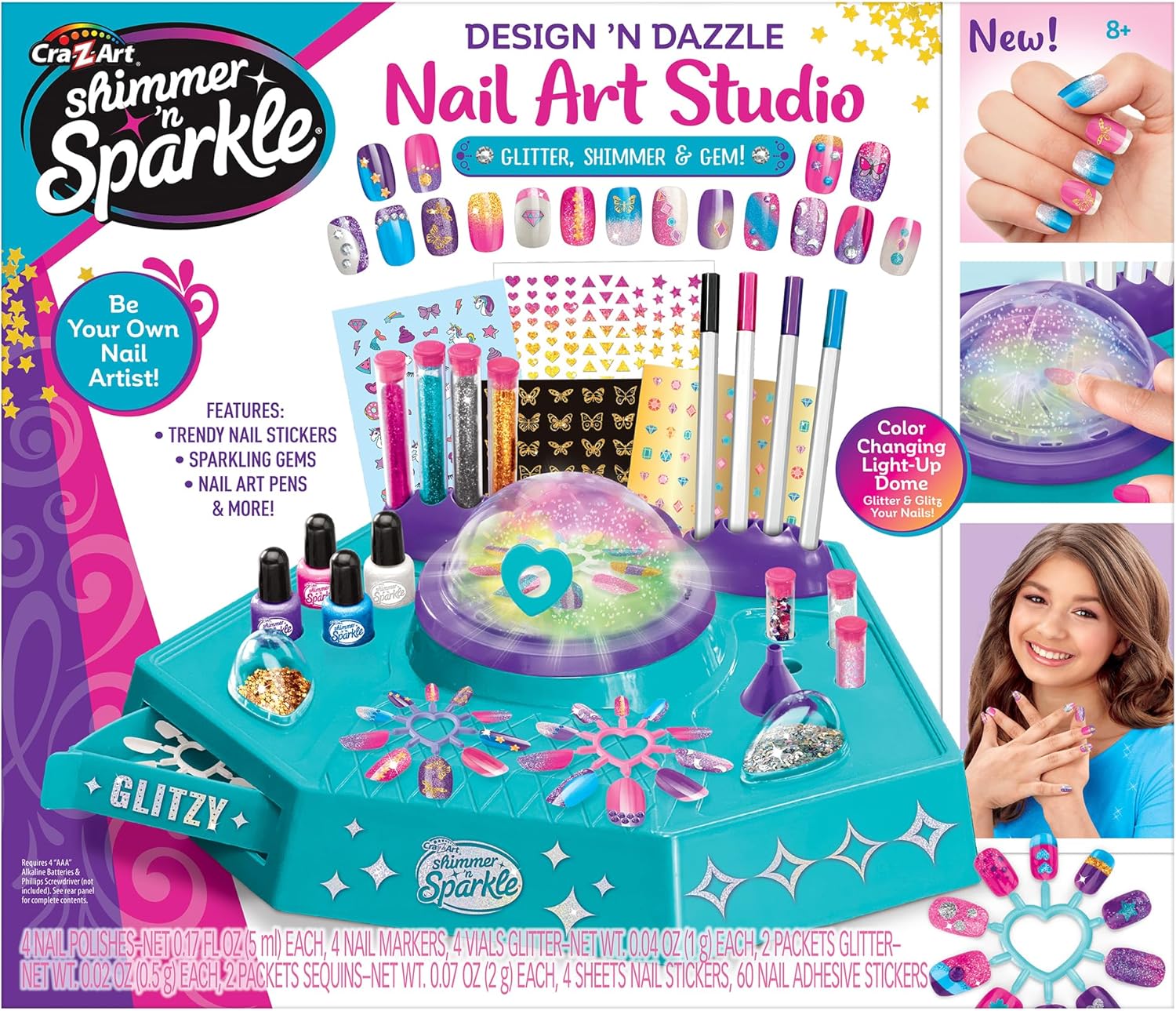 استوديو Shimmer N Sparkle Nail Art للأطفال المبدعين استوديو Shimmer N Sparkle Nail Art للأطفال المبدعين