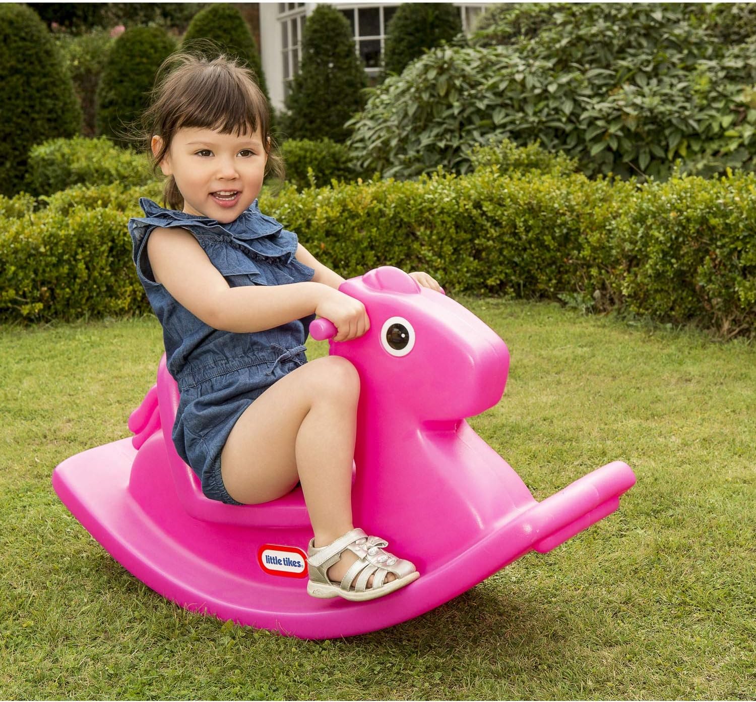 Little Tikes Rocking Horse-magenta Single