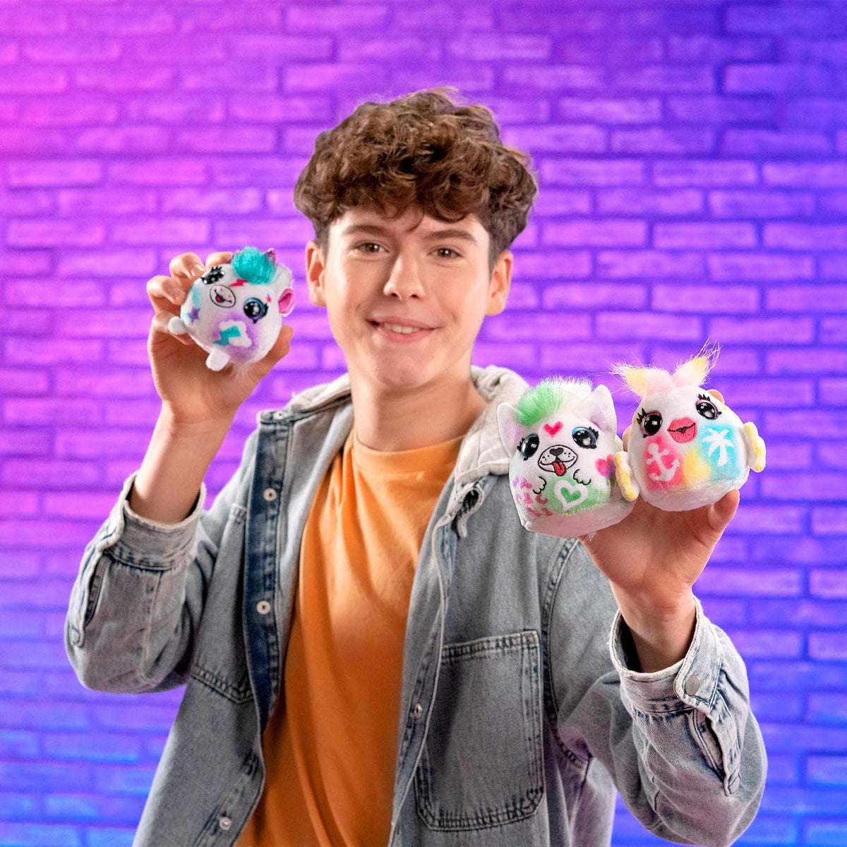 مجموعة Canal Toys – Airbrush Plush Mini 2 لتزيين الدمى