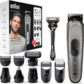 Braun: 10-in-1 Series 7 Grooming Kit for Men - Beard Trimmer, , Nose Trimmer - Dark Grey