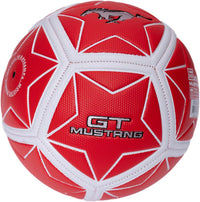 Mustang Red Football with Grid - Kids Sports Toy for Ages 18M-3Y