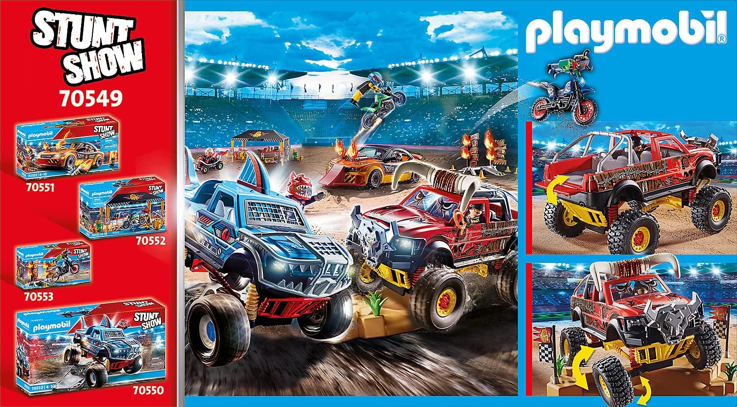 Playmobil Stunt Show Bull Monster Truck - Action-Packed Fun