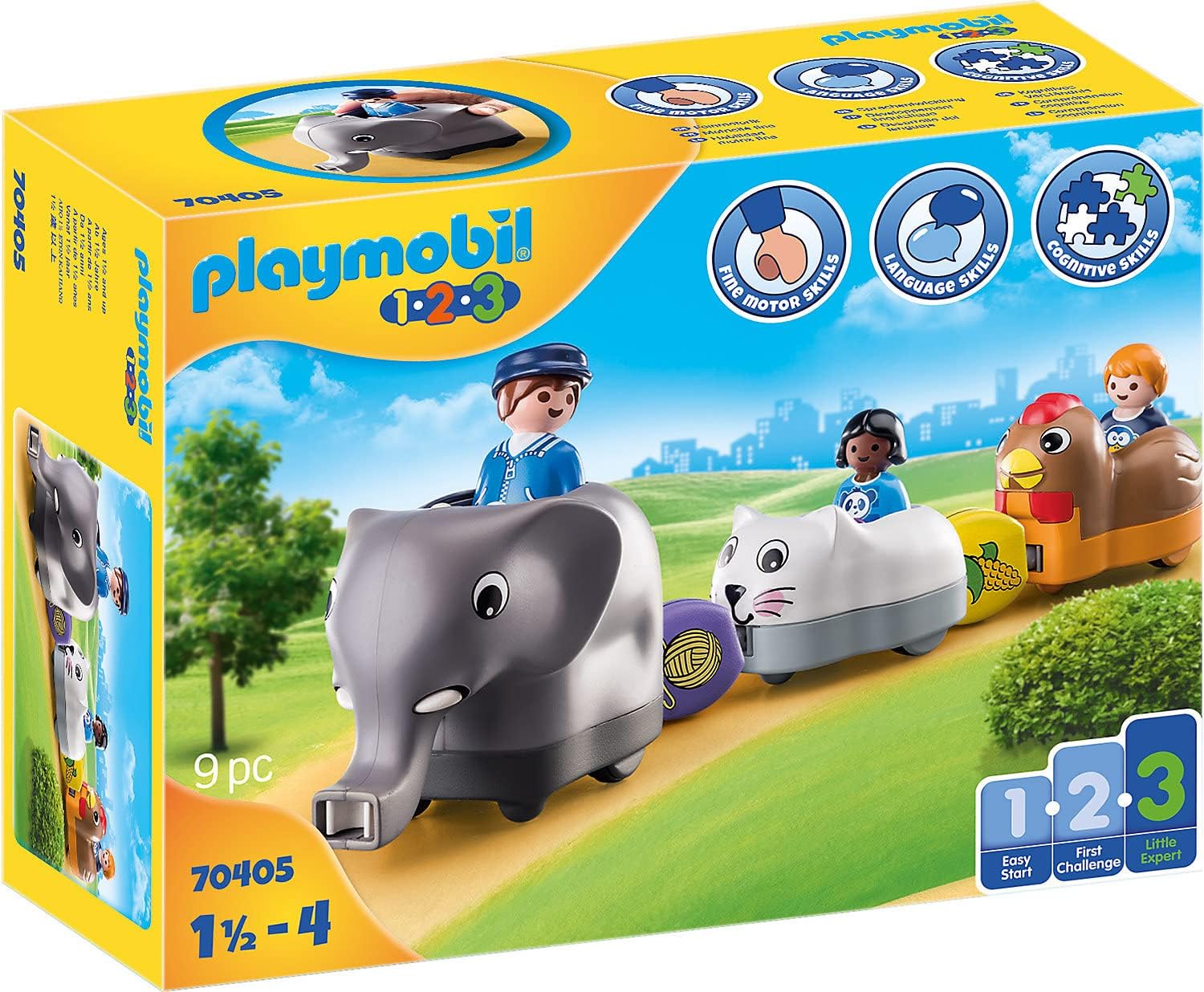 Playmobil 1.2.3 Tierzug - Fun & Educational Toy for Toddlers