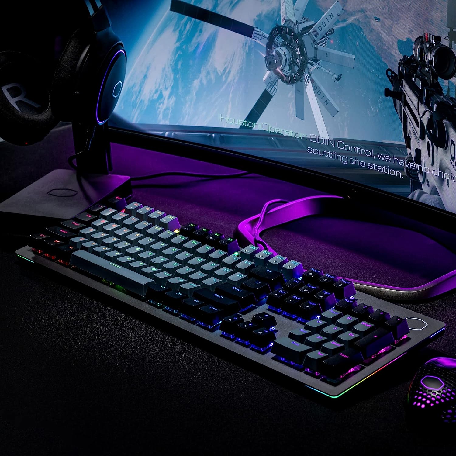 Cooler Master CK352 Gaming Mechanical Keyboard Blue Switch with RGB Backlighting