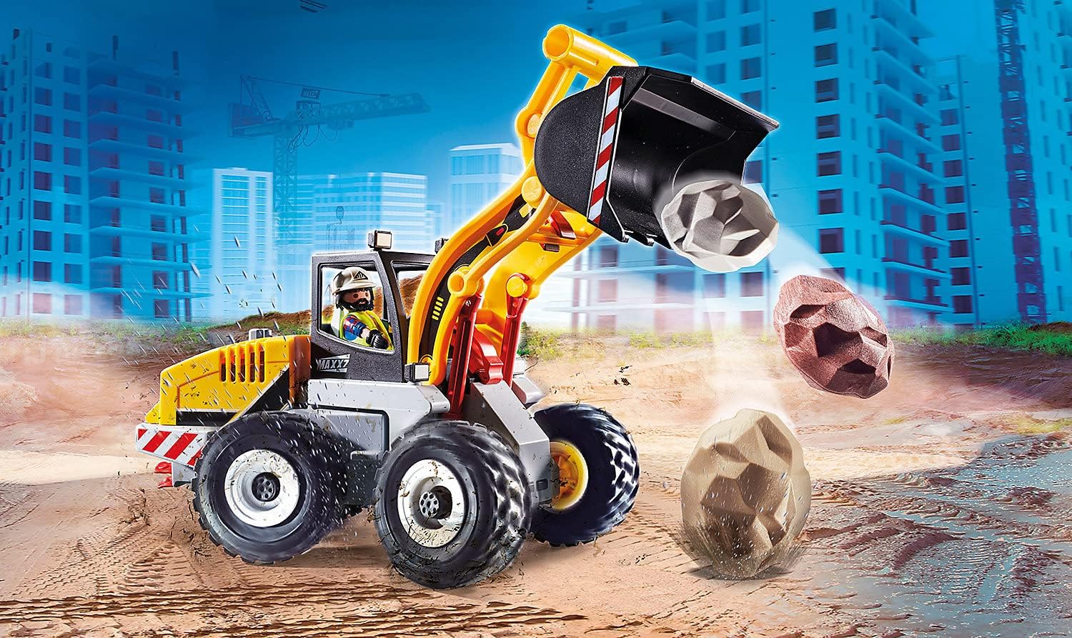 Playmobil Wheel Loader Toy for Kids Playmobil Wheel Loader Toy for Kids